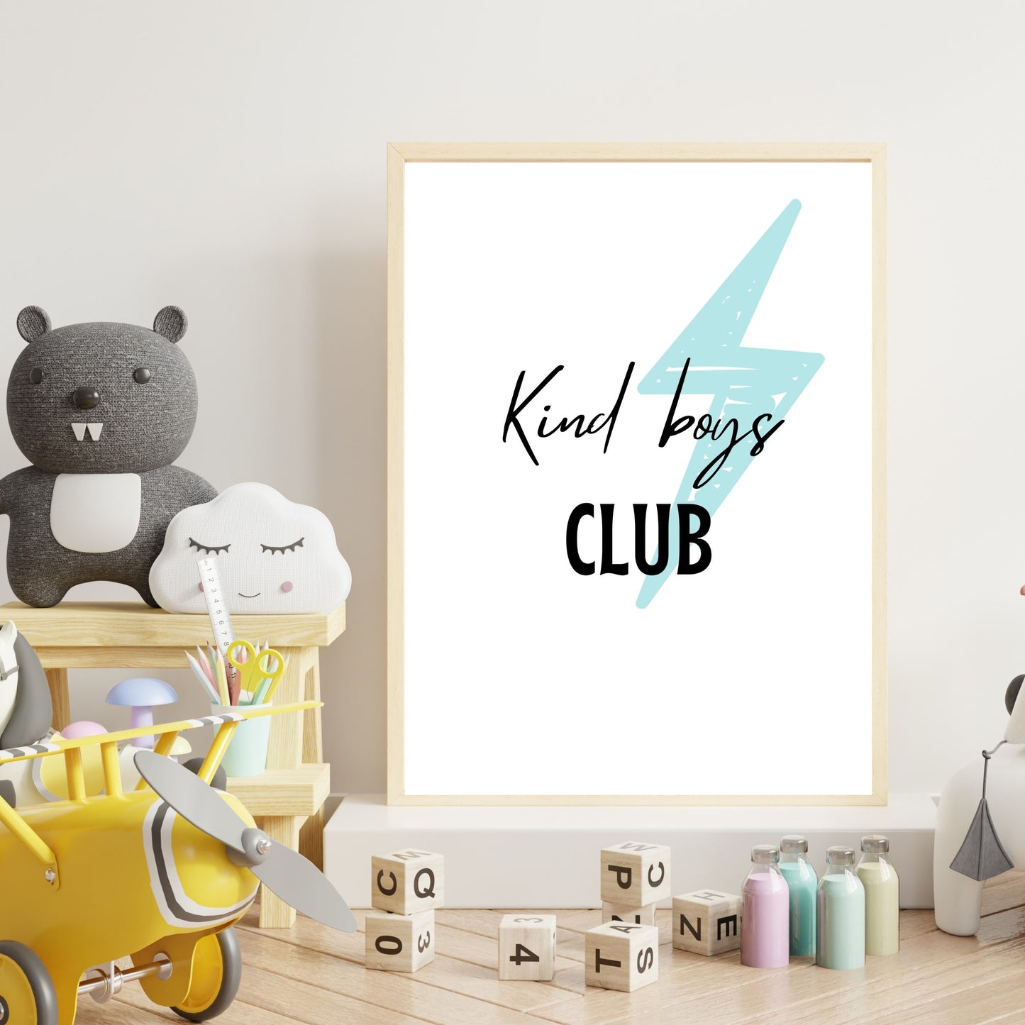 Kind girls/Kind boys club print - pink or blue
