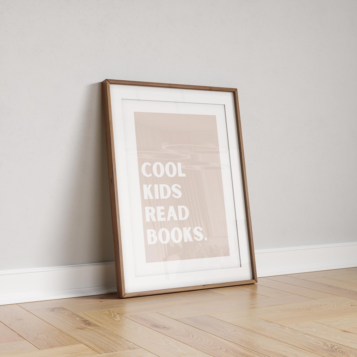 Cool kids read books print