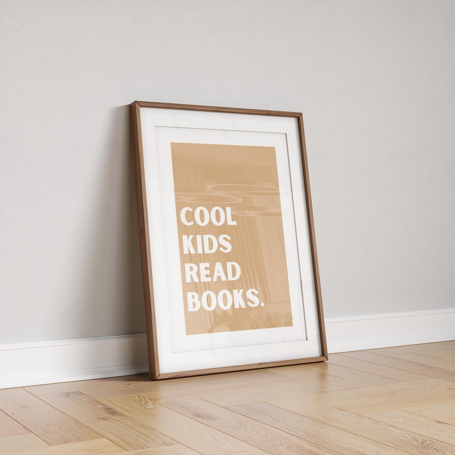 Cool kids read books print