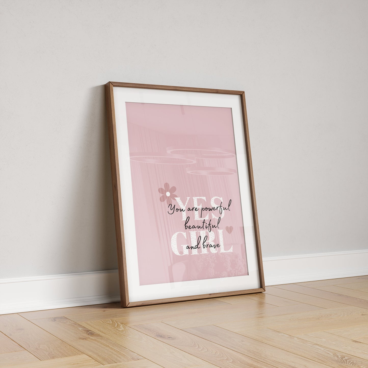 Yes Girl affirmation print