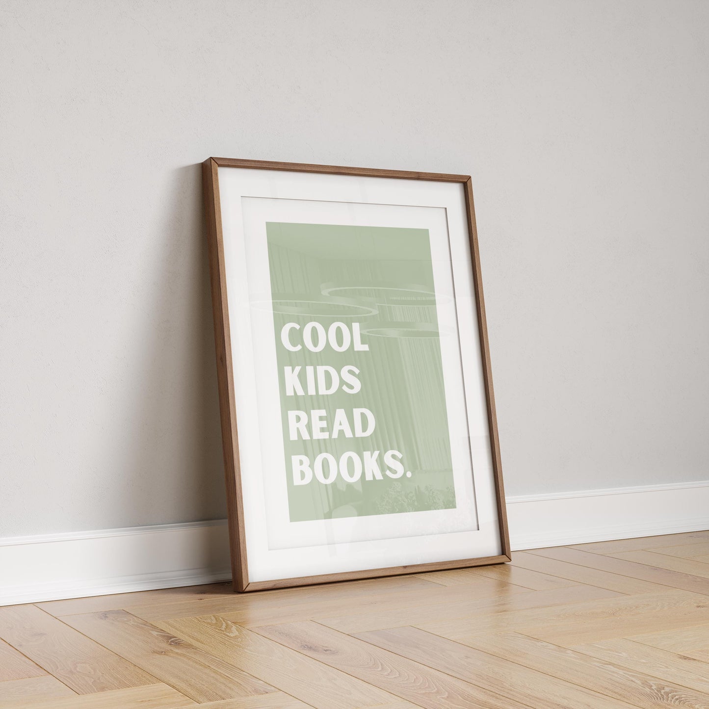 Cool kids read books print