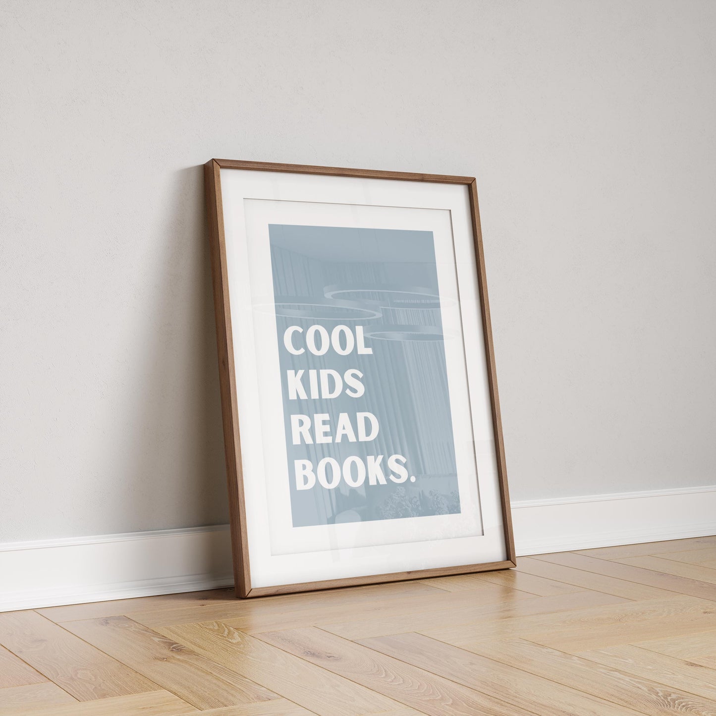 Cool kids read books print
