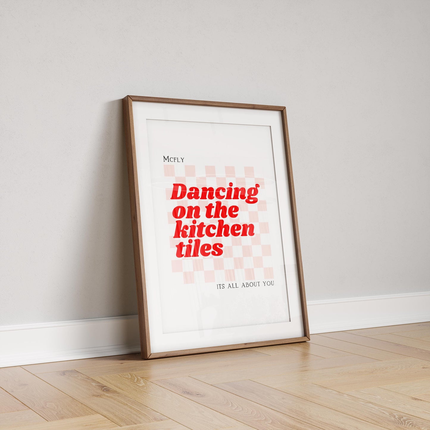 McFly lyric print
