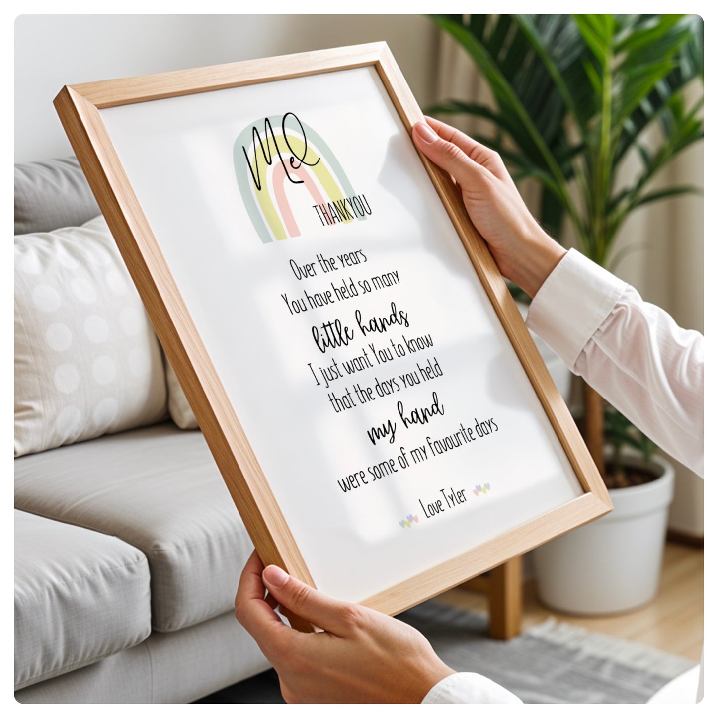 School/ nursery Teacher print