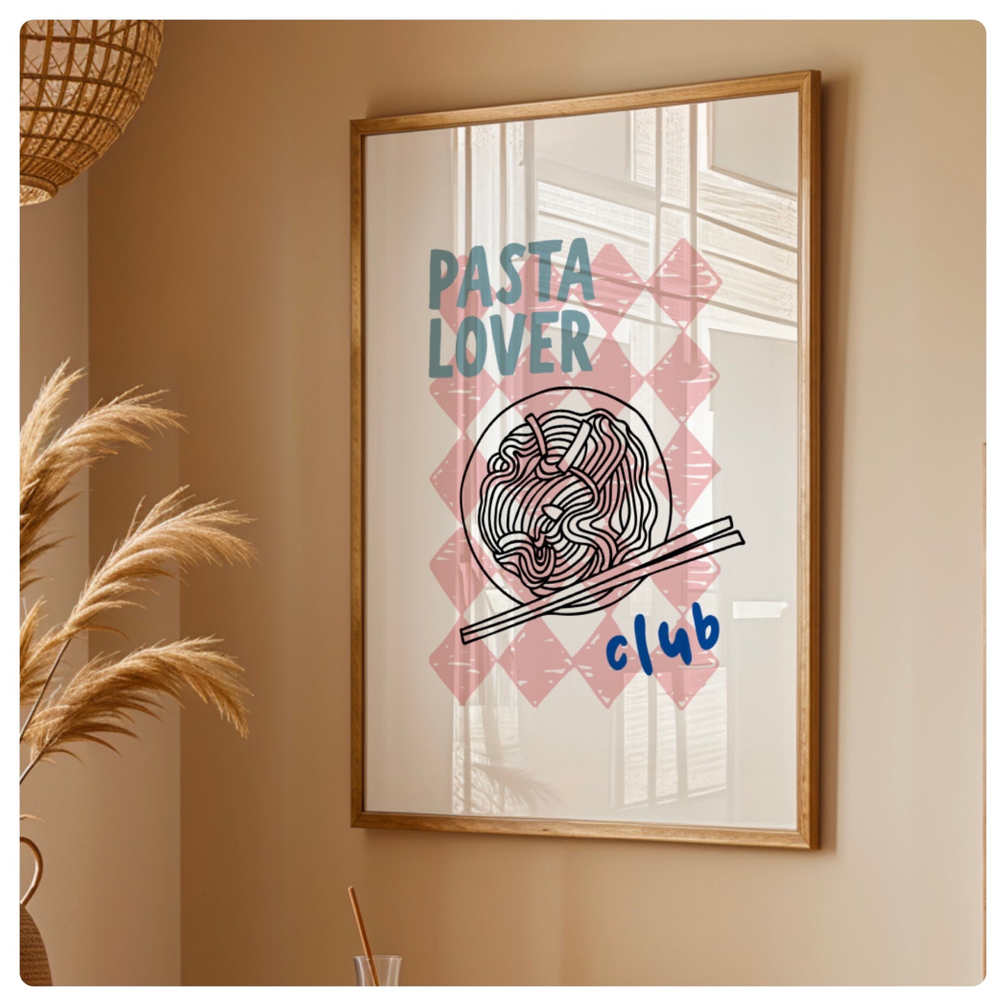 Pasta lover club print