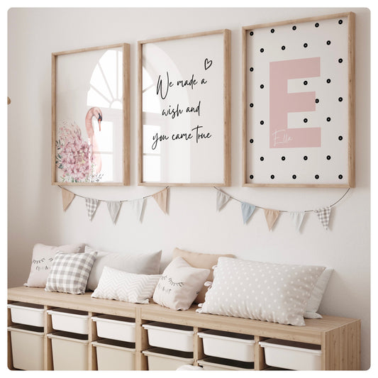 Swan set of 3 prints