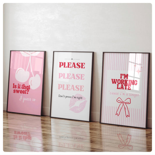 Sabrina Carpenter set of 3