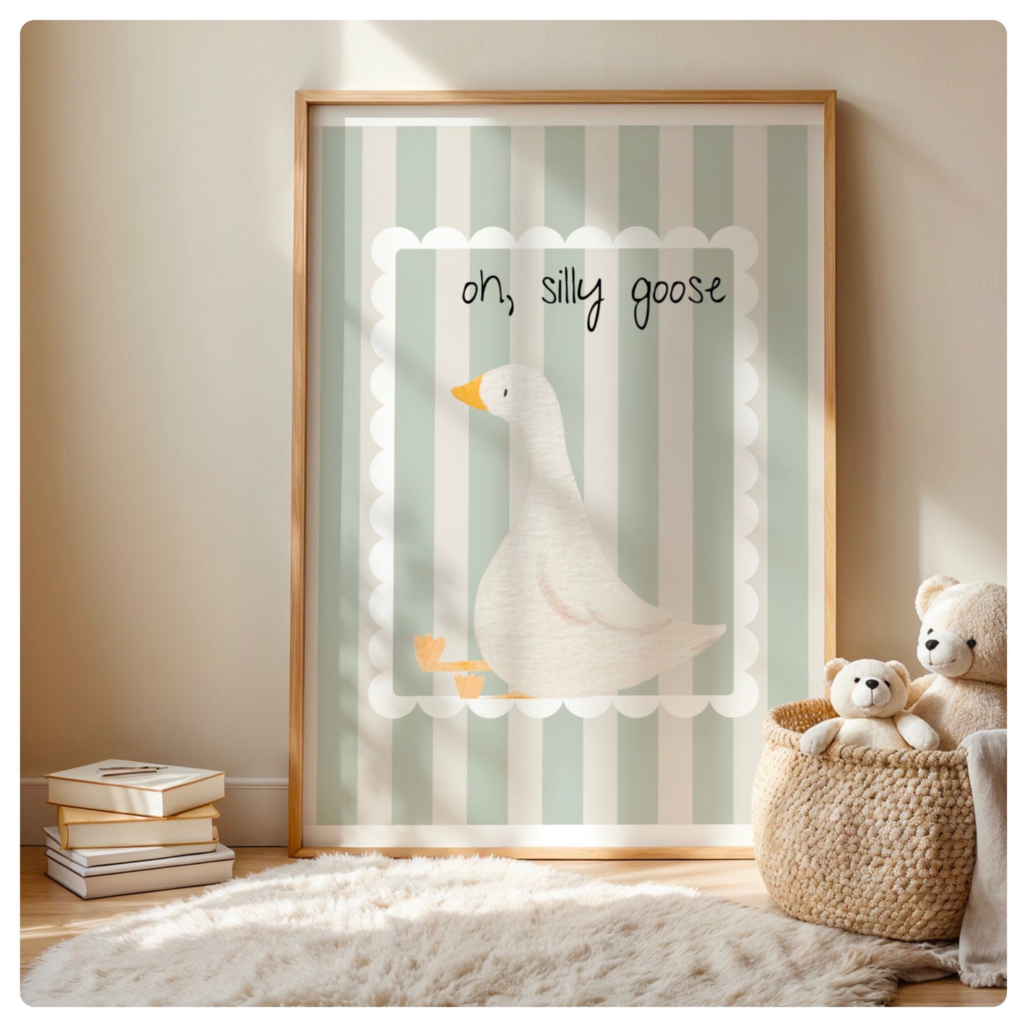 Oh silly goose print